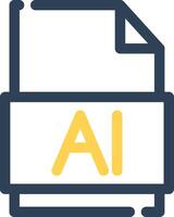 Ai File Creative Icon Design vector