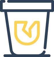 Trash Creative Icon Design vector