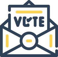 Vote Creative Icon Design vector