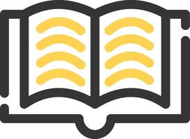 Open Book Creative Icon Design vector