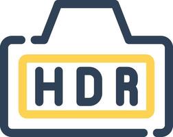 Hdr Creative Icon Design vector