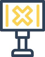 Railroad Crossing Creative Icon Design vector