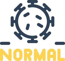 New Normal Creative Icon Design vector