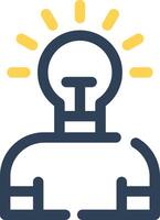 Idea Creative Icon Design vector