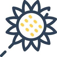 Sunflower Creative Icon Design vector