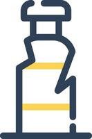 Plastic Bottle Creative Icon Design vector