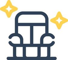 Car Seat Cleaning Creative Icon Design vector