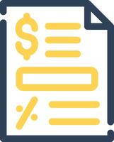 Bill Creative Icon Design vector