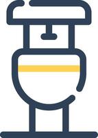 Toilet Creative Icon Design vector