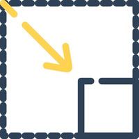 Downsizing Creative Icon Design vector