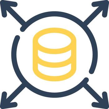 Data Driven Creative Icon Design vector