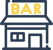 Bar Creative Icon Design vector