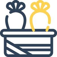 Groceries Delivery Creative Icon Design vector