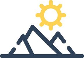 Mountains Creative Icon Design vector