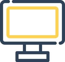 Monitor Creative Icon Design vector