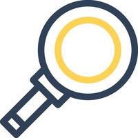 Magnifying Creative Icon Design vector