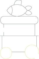 Line Two Color Design vector