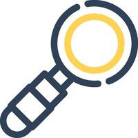 Magnifying Glass Creative Icon Design vector