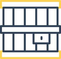 Jail Creative Icon Design vector