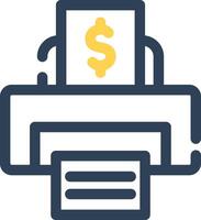 Line Two Color Design vector