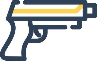 diseño de icono creativo de pistola vector