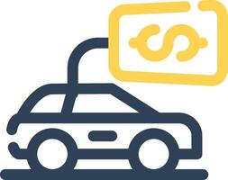 Buy a Car Creative Icon Design vector