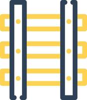 Train Tracks Creative Icon Design vector