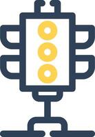 Traffic Lights Creative Icon Design vector