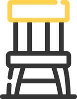 Wooden Chair Creative Icon Design vector