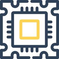 Processor Creative Icon Design vector