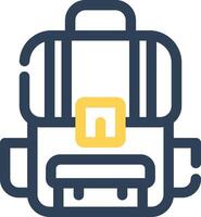 Backpack Creative Icon Design vector