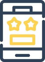Line Two Color Design vector