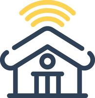 Smart Home Creative Icon Design vector