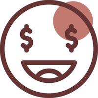 Greedy Creative Icon Design vector