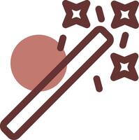 Magic Wand Creative Icon Design vector