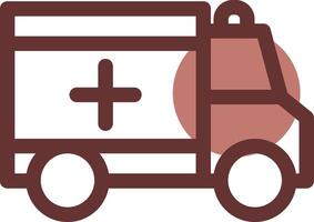 Ambulance Creative Icon Design vector