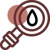 Blood Sample Creative Icon Design vector