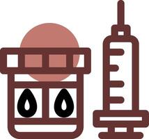 Vaccine Creative Icon Design vector