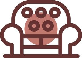 Sofa Creative Icon Design vector