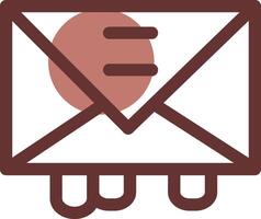 diseño de icono creativo de correo vector