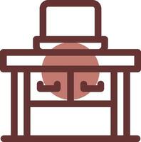 Desk Creative Icon Design vector