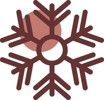 diseño de icono creativo de copo de nieve vector