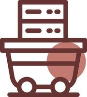 Data Mining Creative Icon Design vector