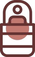 Sleeping Bag Creative Icon Design vector