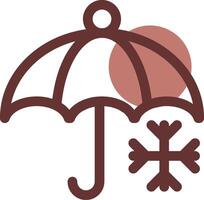 Umbrella Creative Icon Design vector