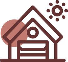 Warehouse Creative Icon Design vector