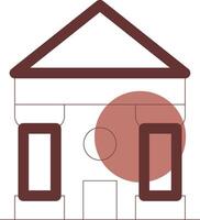 Courthouse Creative Icon Design vector