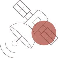 Satellite Creative Icon Design vector