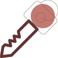 Room Key Creative Icon Design vector