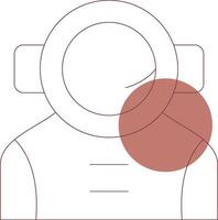 Astronaut Creative Icon Design vector